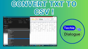 How to Convert TXT to CSV