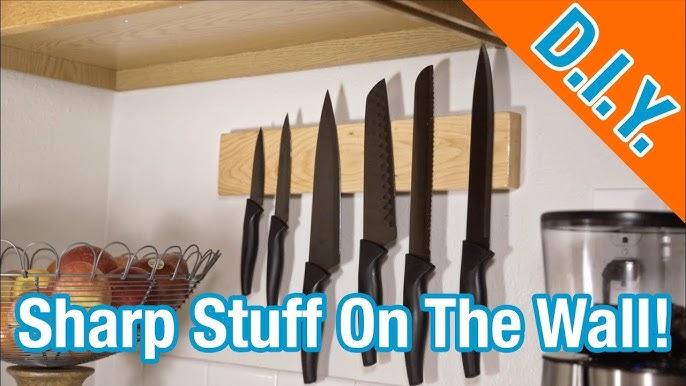 Magnetic Knife Block (or bobby pin organizer) — Woodworking By Arron