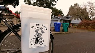The Bike Bucket #diy #bikecommuting #bikepanniers