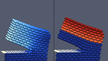 MD Lennard Jones 3D Mode I Crack formation