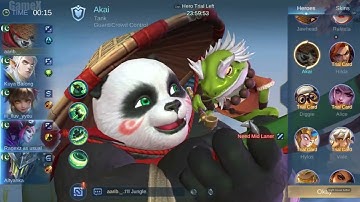 14 Kills!! MVP 17.5 Points Akai Damage Build 100% Unstoppable!! - Build Top 1 Global Akai ~ MLBB