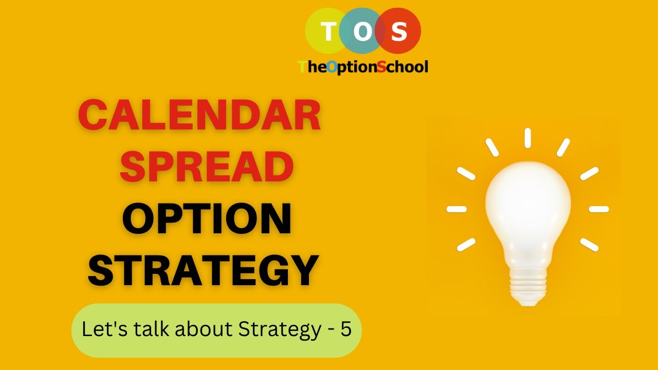 Calendar spread option trading strategy the option school youtube