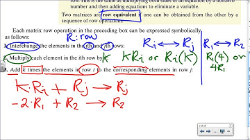 8.1 Matrix Solutions to Linear Systems