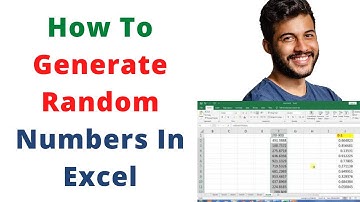 How To Generate Random Numbers In Excel (Unique Random Number Generator Excel)