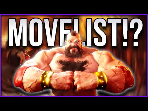 ZANGIEF COMMAND LIST, STREET FIGHTER 6