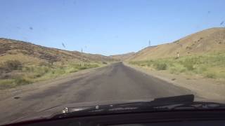 Driving to Nurota Lake in  Uzbekistan