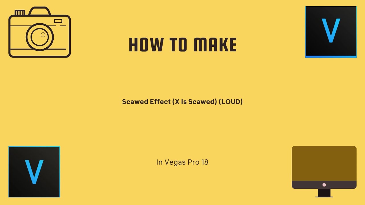 Scawed How To Make Scawed Effect X Is Scawed 3 l Vegas Pro 18 - YouTube