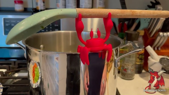 Ototo Red Crab Spoon Holder & Steam Releaser New Fast Free Shipping  7290015169059 - Kitchen Tools & Utensils - Henderson, Nevada