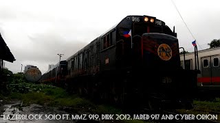 PNR DEL 916 /w EMU 203 'DOS' @ Tutuban Yard ft. mmz 919, Dirk 2012, Jared 917 and Cyber Orion