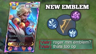 THIS ROGER MARKSMAN EMBLEM TOTALLY DESTROYED THE ENEMY!! (MUST TRY) | MLBB