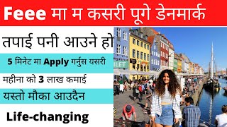 how to apply denmark work visa from nepal 2020 | Nepal bata Denmark kasri jane | denmark student