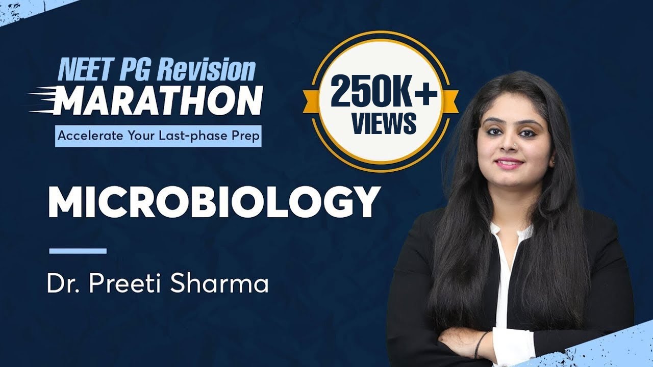 NEET PG Revision Marathon Microbiology by Dr Preeti Sharma  PrepLadder NEET PG