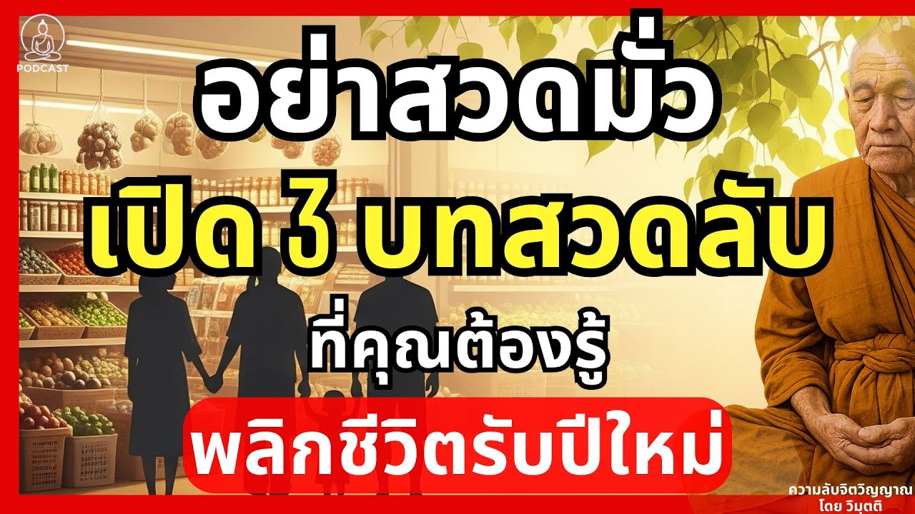 อย่าสวดมั่ว!!? | เปิด 3 บทสวดลับ พลิกชีวิตรับปีใหม่ ที่คุณต้องรู้!!