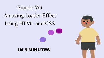 Amazing Loading Animation | HTML and CSS | In 5 minutes
