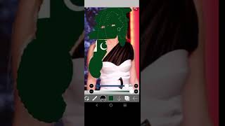 MILLIE BOBBY BROWN PAKISTANI FLAG HAIR COLOR EDIT #millibobbybrown #strangerthings screenshot 5