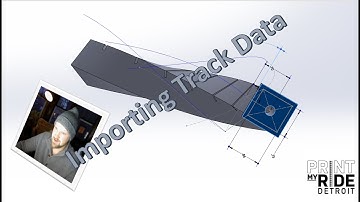 Importing NoLimits Track Layout into Solidworks