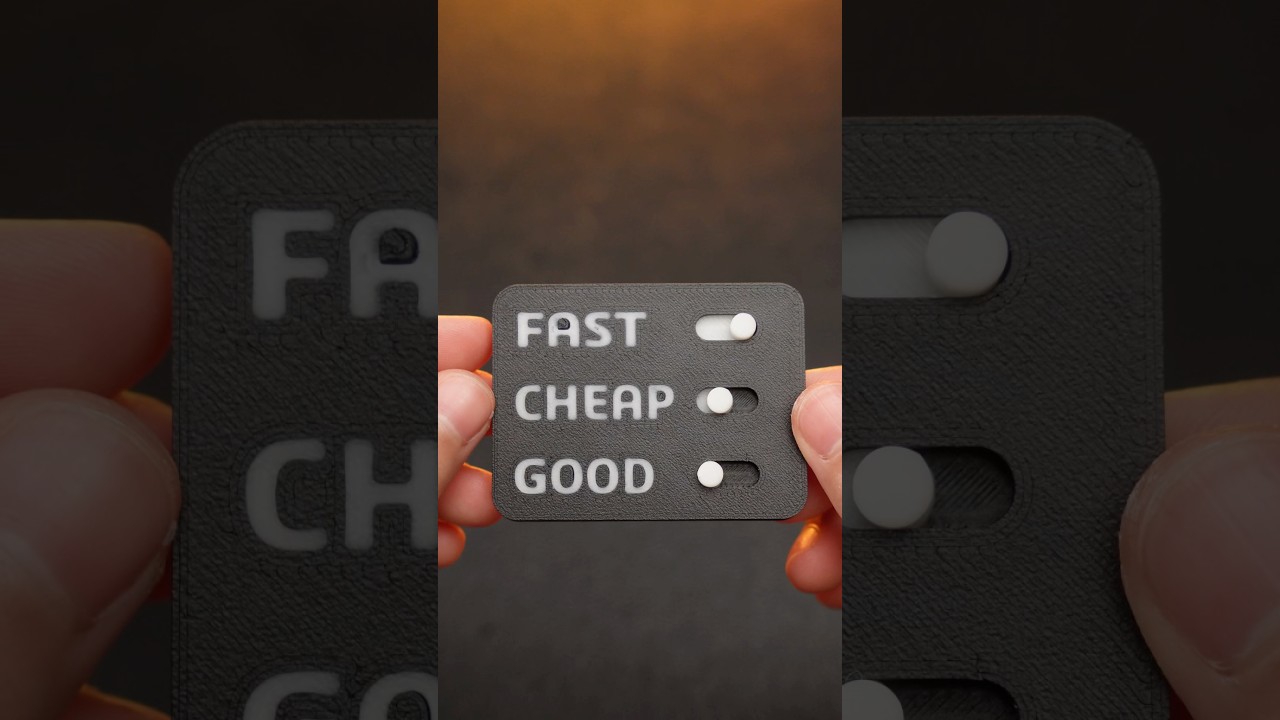 Fast Cheap Good