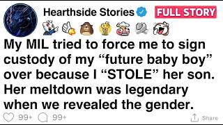 My MIL tried to claim my future baby her meltdown was epic when we revealed the gender  FULL STORY