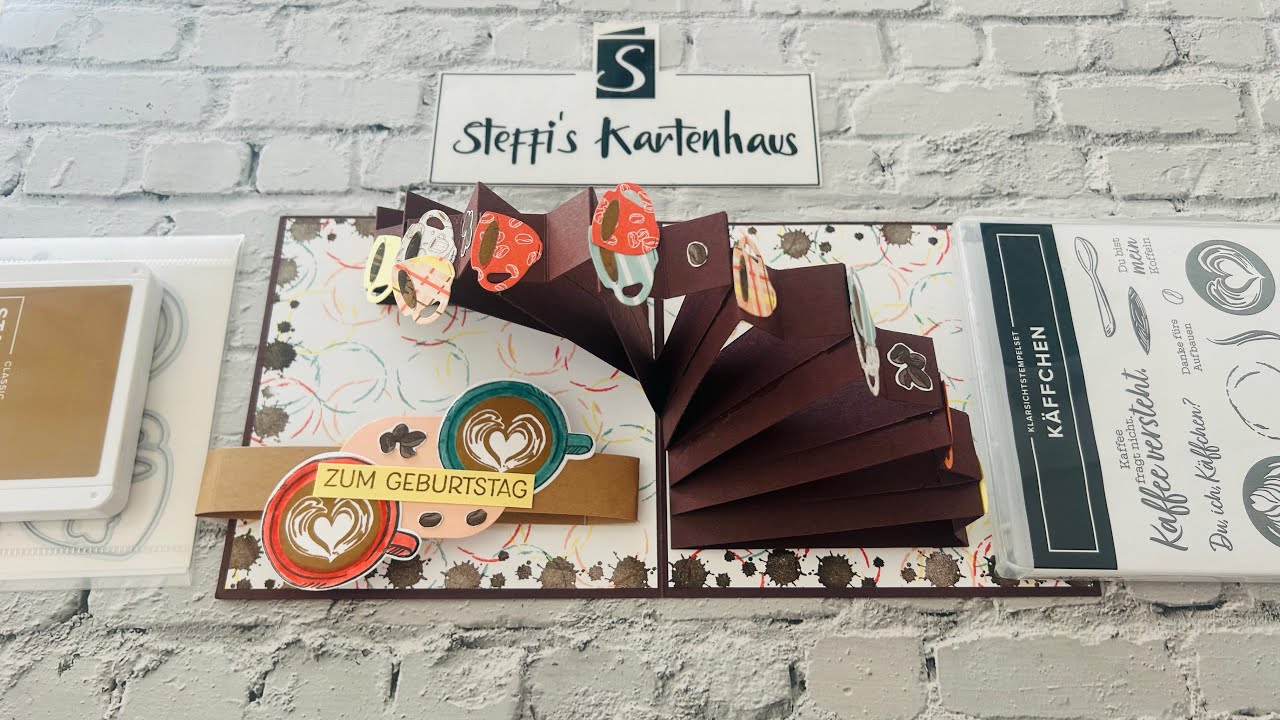 Wave Card mit dem Produktpaket Käffchen Sneek Peek Online EXCLUSIV