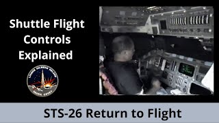 STS-26 Commander Explains Space Shuttle Cockpit Instruments and Controls for Launch and Reentry Profile