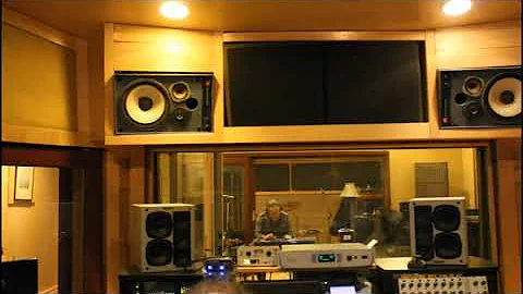 Greg Leisz dubbing the Pedal Steel guitar during o...