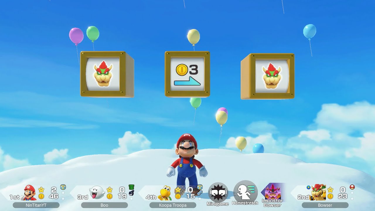 Super Mario Party Jamboree - Mario vs Boo vs Bowser vs Koopa Troopa - King Bowser's Keep