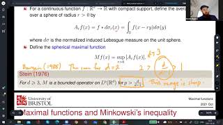 Arithmetic Harmonic Analysis 2021 - Lecture 8