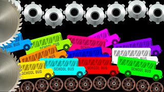 School Bus Race - Color Stickman Cars Championship