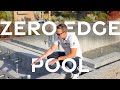 Zero edge pool  the difference between zero edge and negative edge  aft construction
