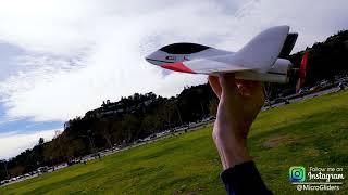 13 inch Micro Funjet maiden flight success but lockout crash :(