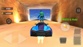 Superheroes GT Racing Car Stunts | level 1-5 how to play | best kids racing game play in 2020 screenshot 4