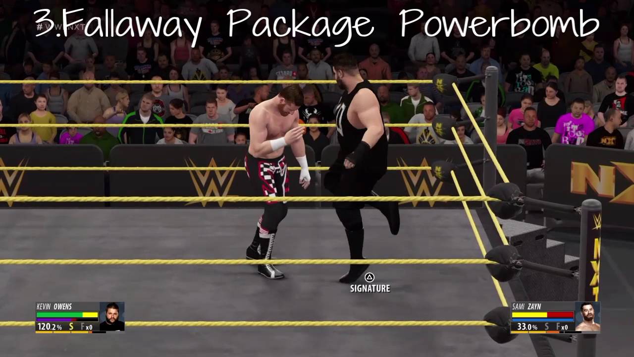Top 10 Moves of Kevin Owens (WWE2K16) YouTube