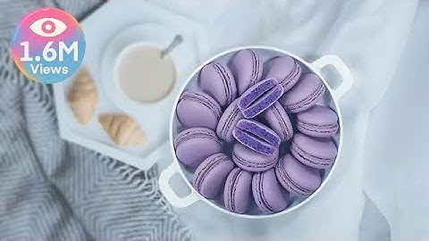 How to make perfect macarons with hand mixer macaronage (oven drying) 실패없는 마카롱 만들기(핸드믹서 기계나쥬/고온열풍건조)