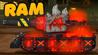 Mimics Gladiator Fight Ram Vs Trash Monster - Cartoons About Tanks