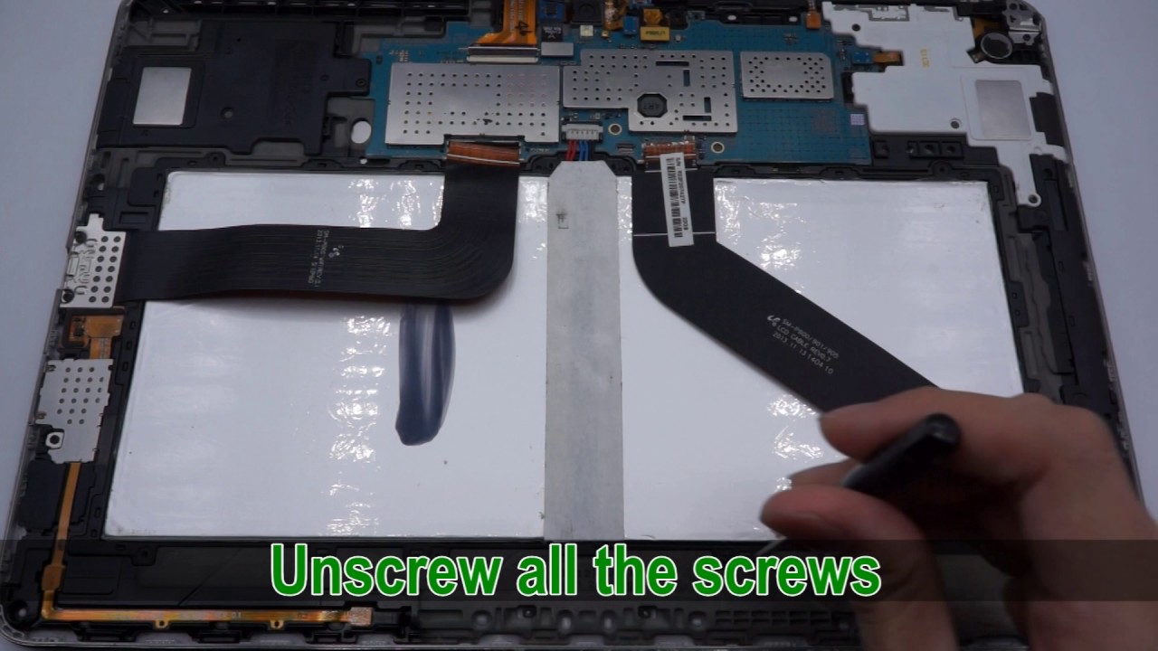 Samsung Galaxy Tab PRO 12.2 battery replacement || How to replace ...