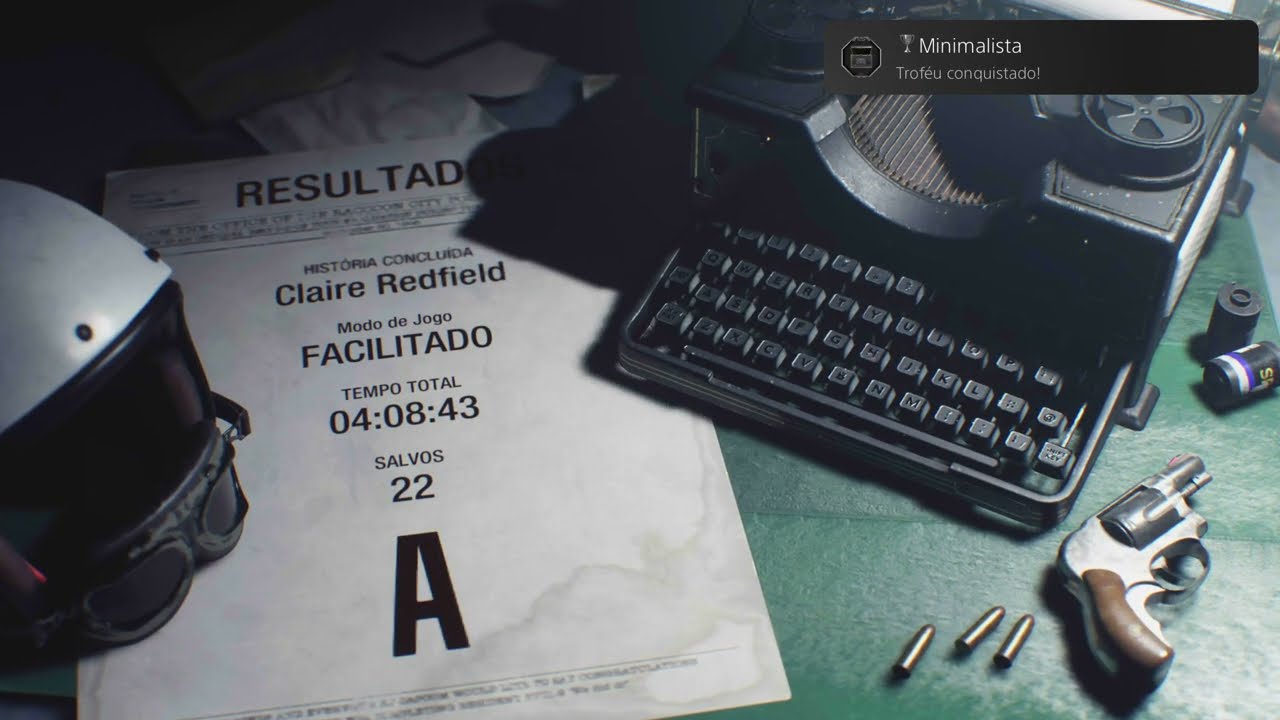 Troféu Minimalista - Conclua o jogo sem abrir o baú - Resident Evil 2 - 🏆 gsFALCON Trophies Troféu Minimalista - Conclua o jogo sem abrir o baú - Resident Evil 2 - 🏆 gsFALCON Trophies