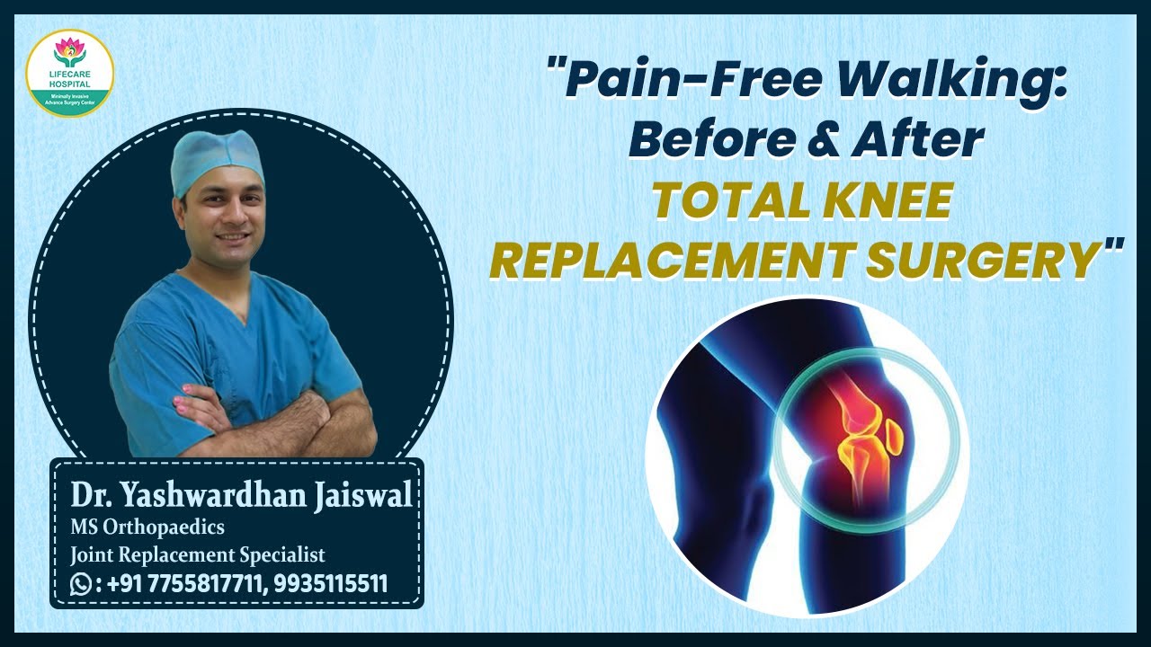 From Pain to Mobility | Before & After Total Knee Replacement Surgery # ...