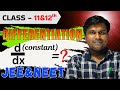 DIFFERENTIATION । CONSTANT FUNCTION। CLASS -11,12 ।JEE #NEET