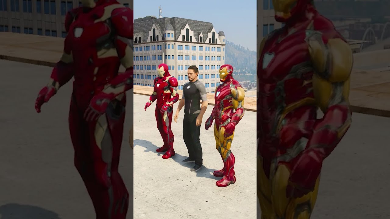 IRON MAN VS HULK TEAM BATTLE Shorts