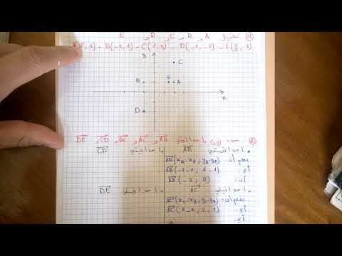 التمرين 2 ص 192 رياضيات الثالثة إعدادي كتاب المفيد في الرياضيات