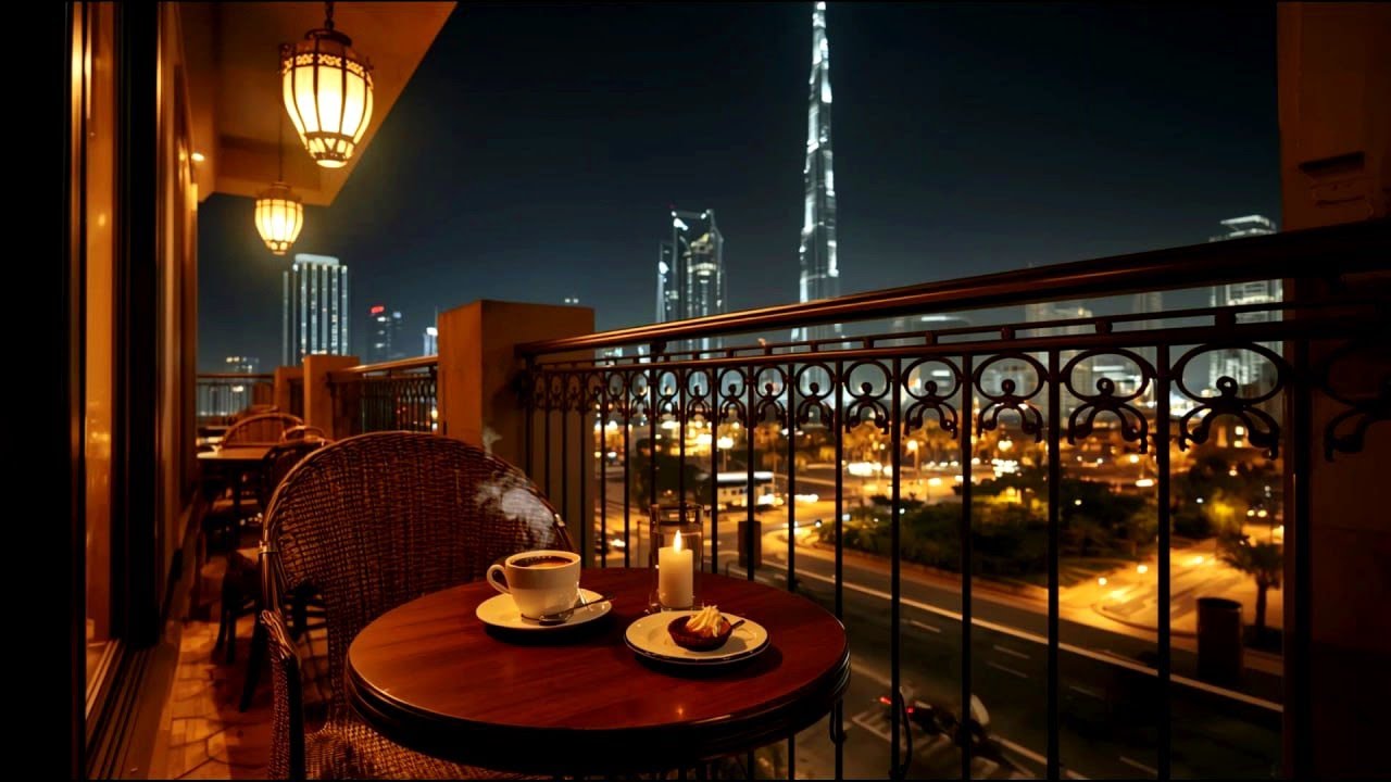 Ultimate Dubai Jazz 🎶 Relaxing Music for Study, Focus & Stress Relief | Burj Khalifa Views