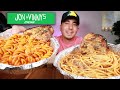 JON AND VINNY'S ITALIAN MUKBANG | SPICY FUSILLI + SPAGHETTI BOLOGNESE