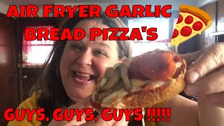 Air Fryer Pizza - Air Fryer Garlic Bread Pizza With Wicked Penny