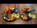 CREATIVE DIY:How to make a SPECIAL HALLOWEEN WREATH-Hogyan készítsünk KÜLÖNLEGES HALLOWEEN KOSZORÚT.