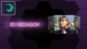 3D Hexagon | Alight Motion Tutorial
