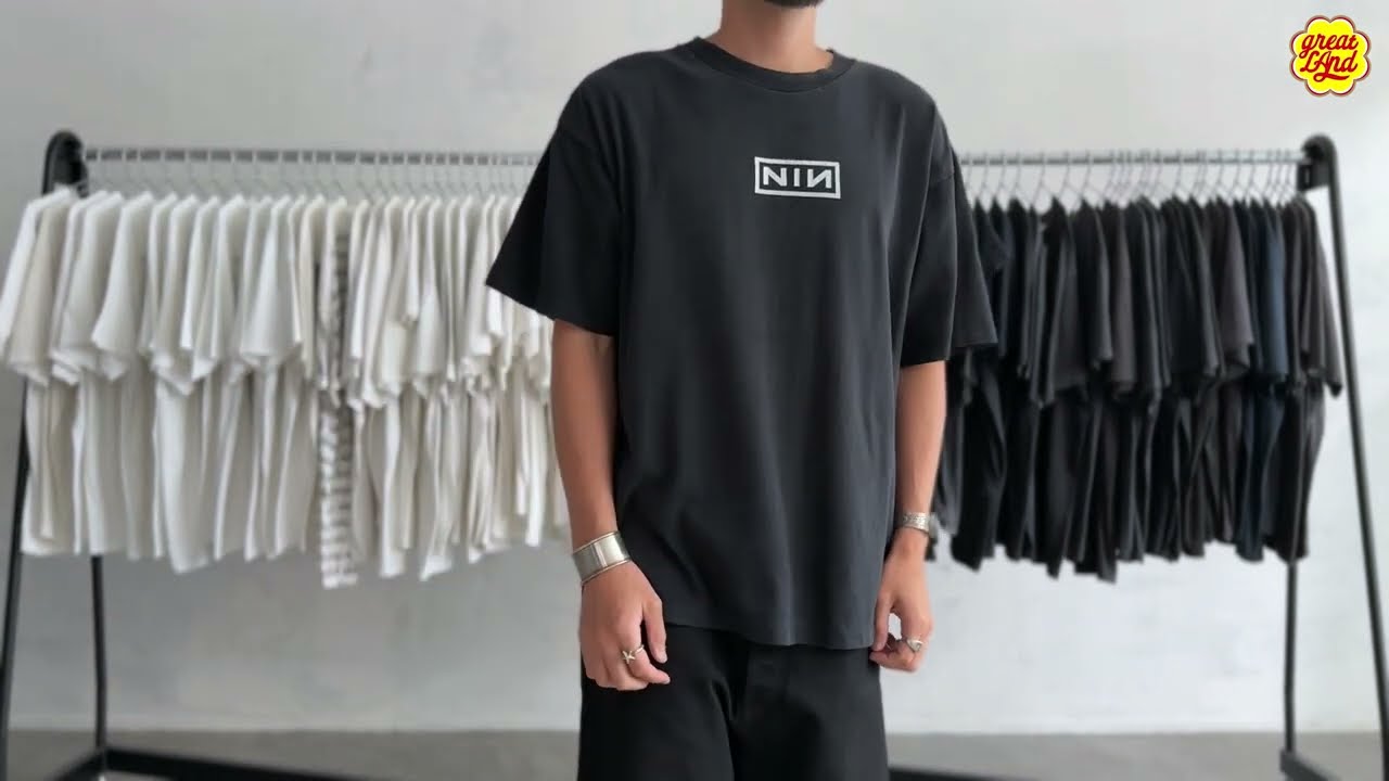 NINE INCH NAILS BOX LOGO BLACK ALL SPORT XL 232