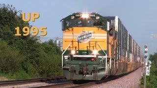 Up 1995 West, The C&Nw Heritage Engine, On 8-14-2013