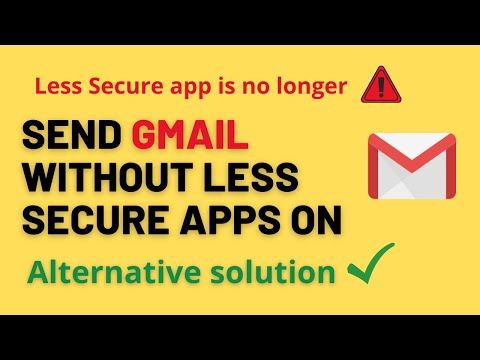 How to send email without Less Secure Apps on | Alternative Solution ? | by Sunil Code