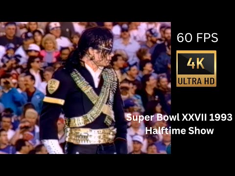 Michael Jackson - Super Bowl Xxvii 1993 Halftime Show - 4K High Quality Upscale