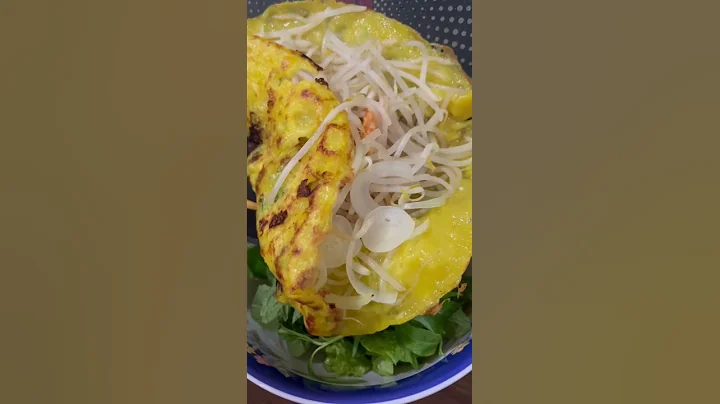 Making Vietnamese Banh Xeo #vietnamese